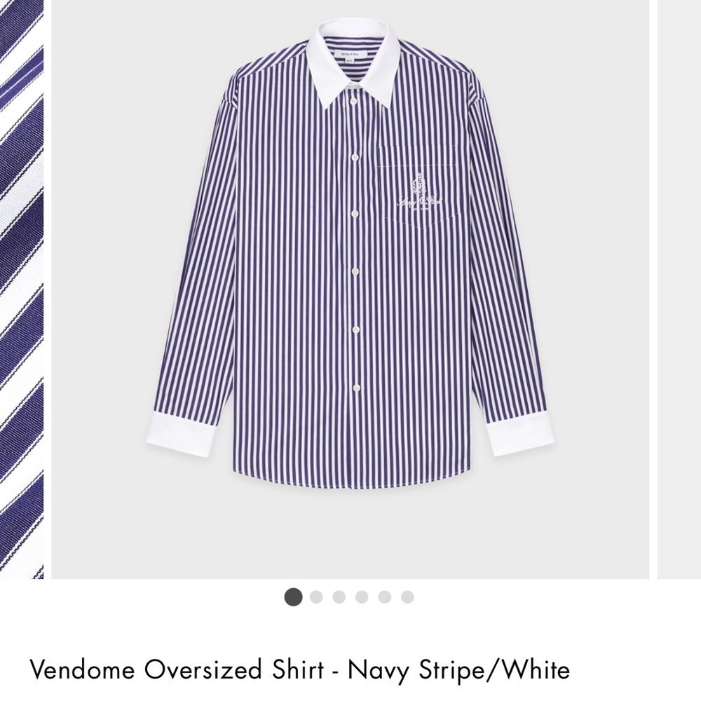 SPORTY & RICH BUTTON UP